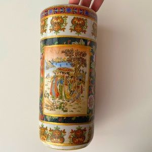 Antique Hand painted Japanese vase